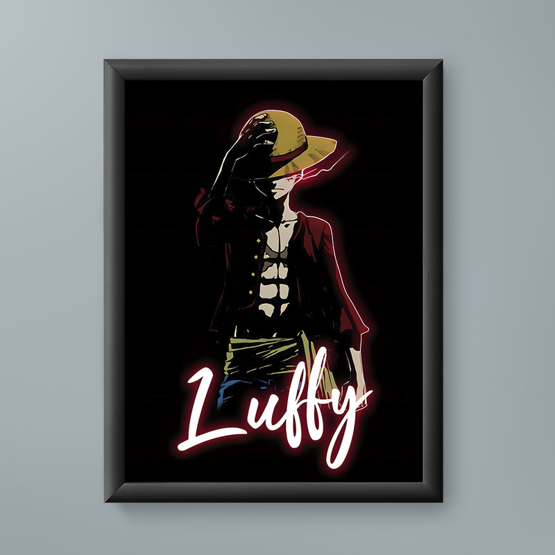 تابلو مدل انیمه لوفی وان پیس 15 Luffy One Piece anime