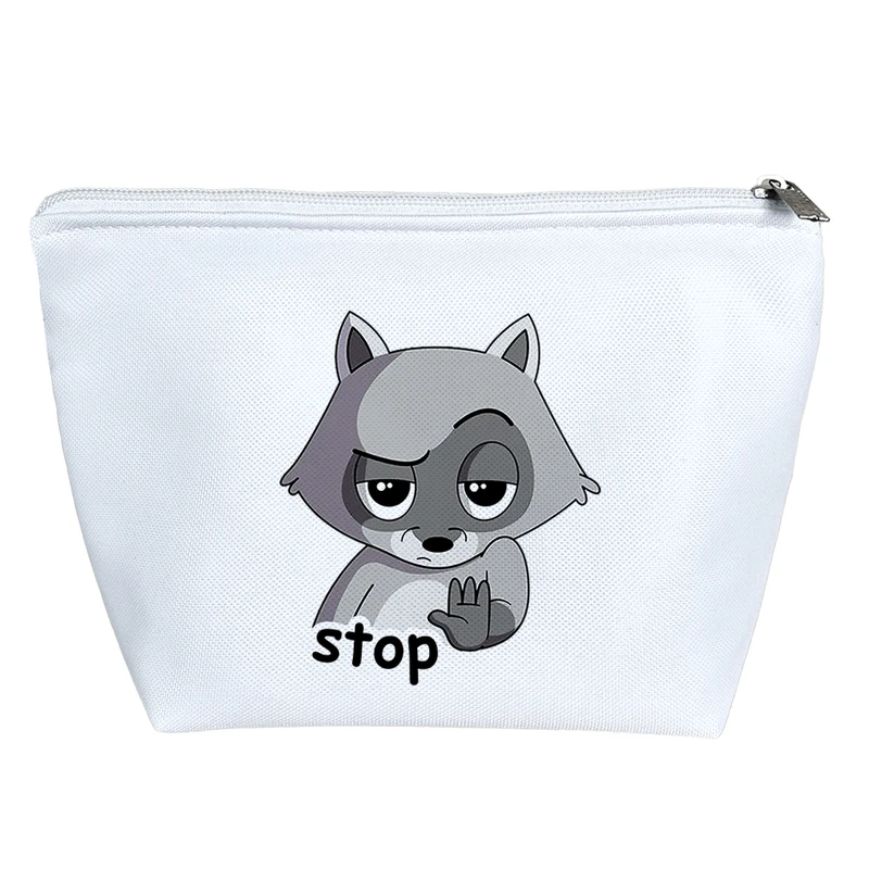 کیف لوازم آرایش دخترانه خندالو مدل راکون کد H99