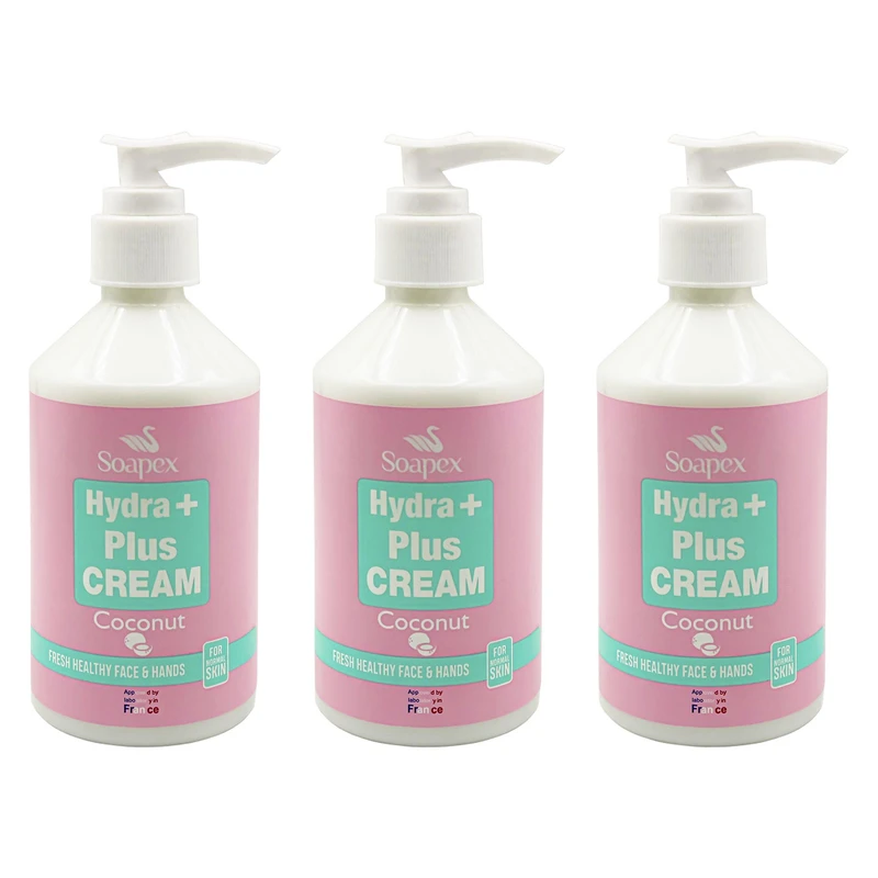 کرم آبرسان و مرطوب کننده سوپکس مدل Coconut حجم 250 میلی لیتر مجموعه 3 عددی