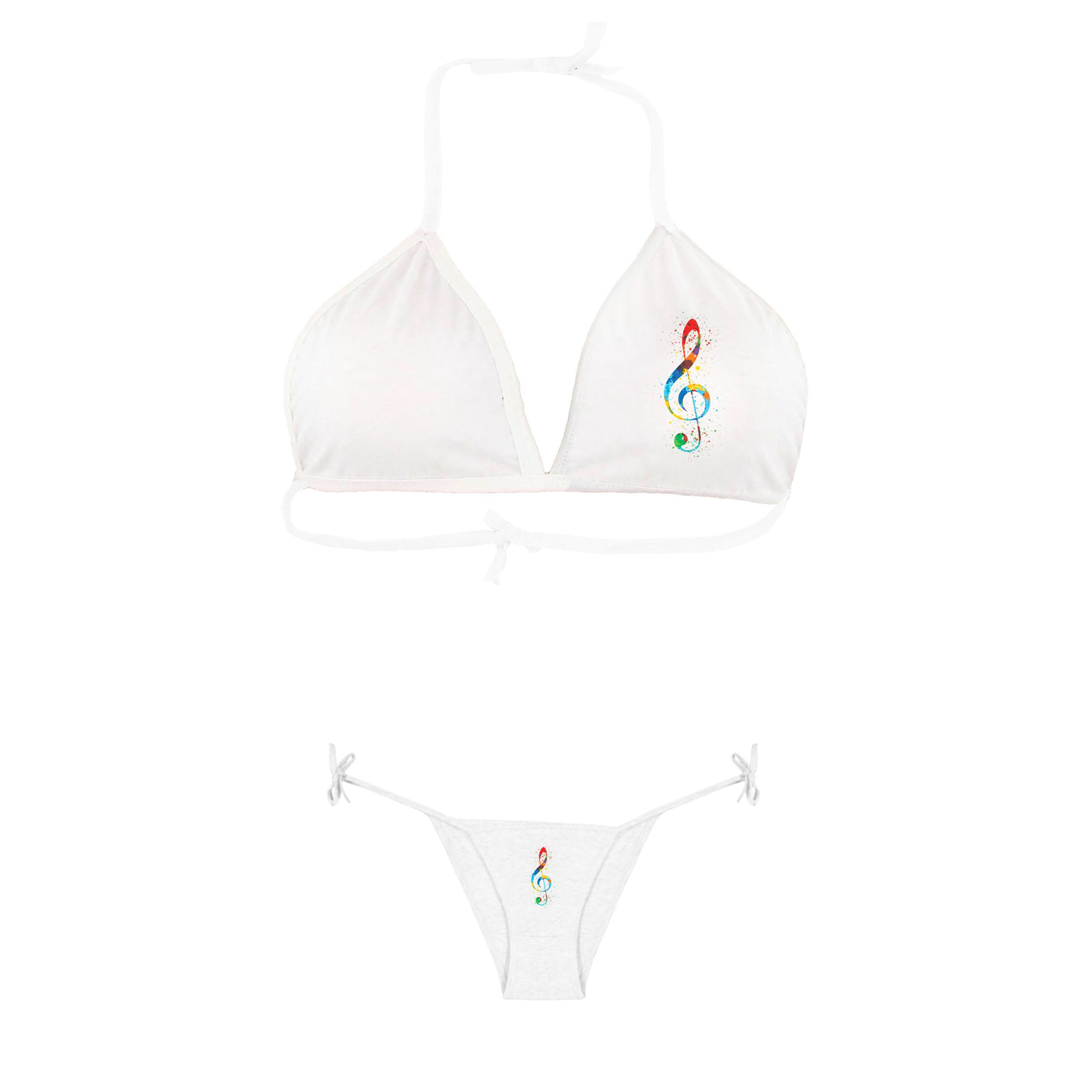 ست شورت و سوتین زنانه مدل موزیک کد 4 AAA