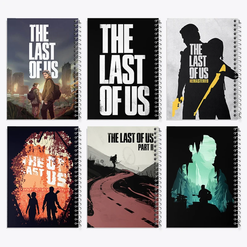دفتر مشق 100 برگ خندالو طرح آخرین بازمانده از ما (The Last of Us) کد 613 مجموعه 6 عددی