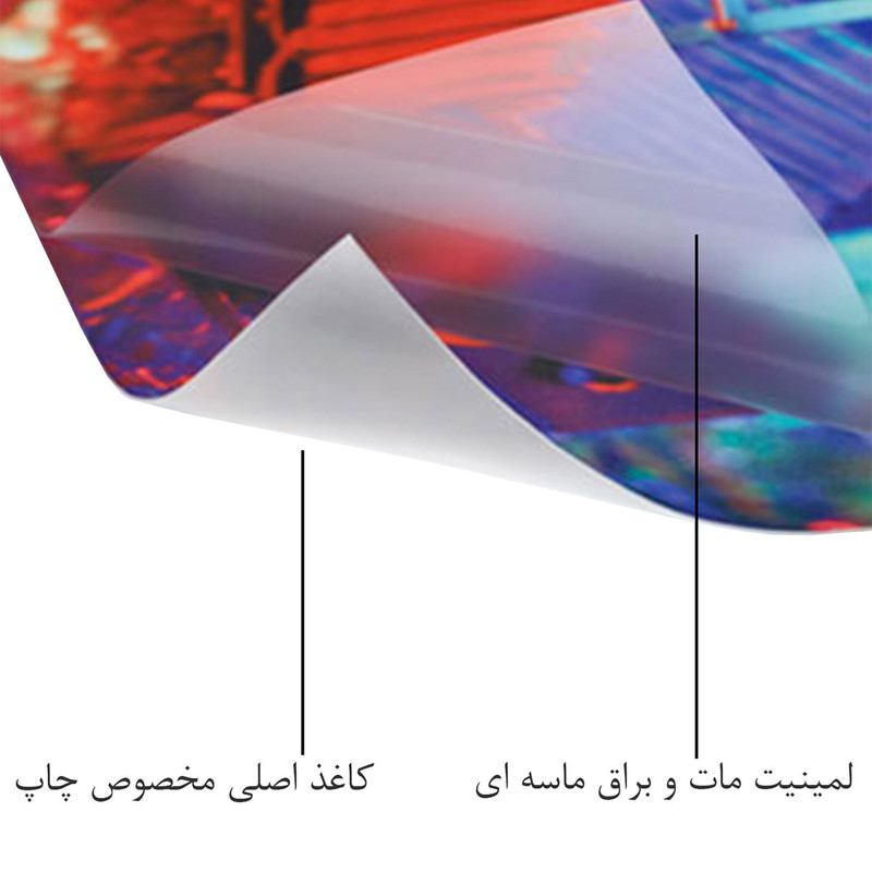 پوستر دیواری بادکنک آبی طرح بیلی آیلیش مدل B14 مجموعه چهار عددی