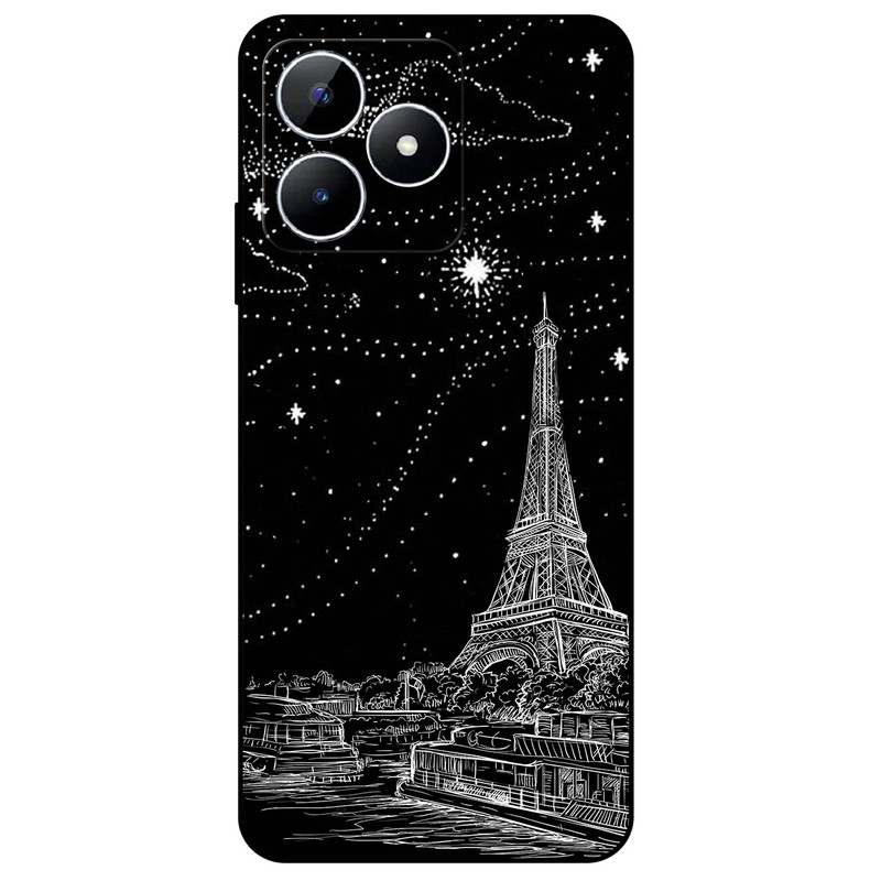 کاور مگافون طرح ایفل مدل 8107 مناسب برای گوشی موبایل ریلمی Note 50