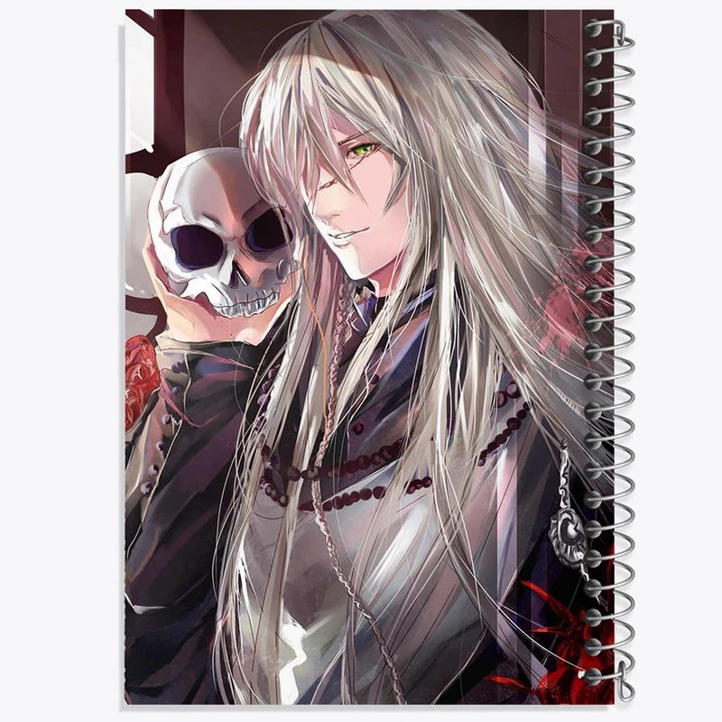 دفتر نقاشی 50 برگ خندالو مدل اندرتیکر انیمه خادم سیاه Black Butler کد 16337