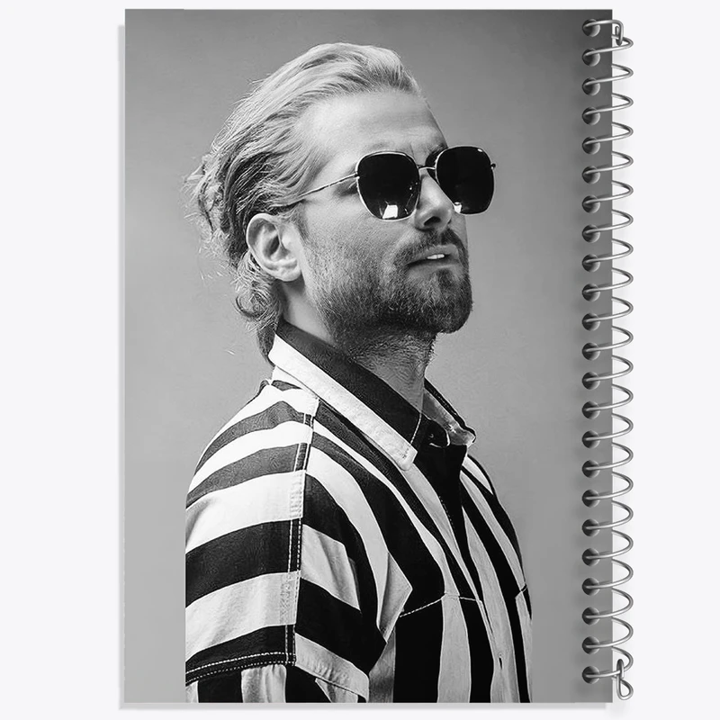 دفتر ژورنال نویسی 50 برگ خندالو مدل نقطه ای طرح امیر مقاره ماکان بند کد F2748