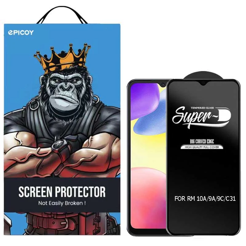 محافظ صفحه نمایش اپیکوی مدل Super 5D مناسب برای گوشی موبایل شیائومی Redmi 10A/ 9A/ 9C/ C31