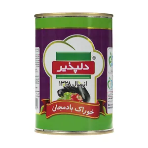 کنسرو خوراک بادمجان دلپذیر - 410 گرم
