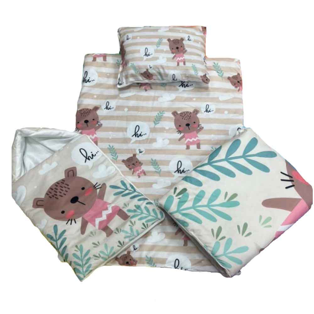 سرویس خواب کودک ونوزاد کد 357 مجموعه 4 عددی