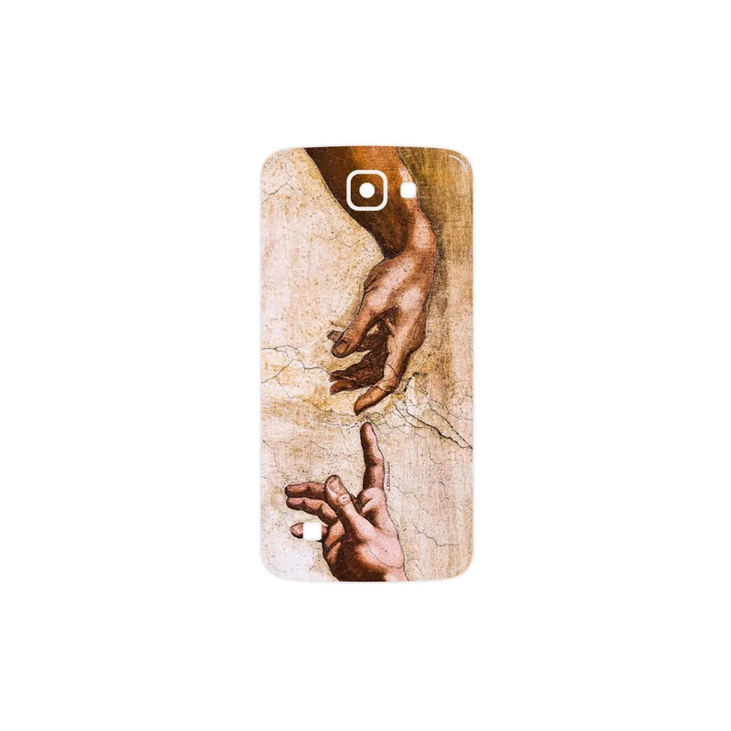 برچسب پوششی ماهوت مدل The Creation of Adam of MichelAnge مناسب برای گوشی موبایل ال جی K4