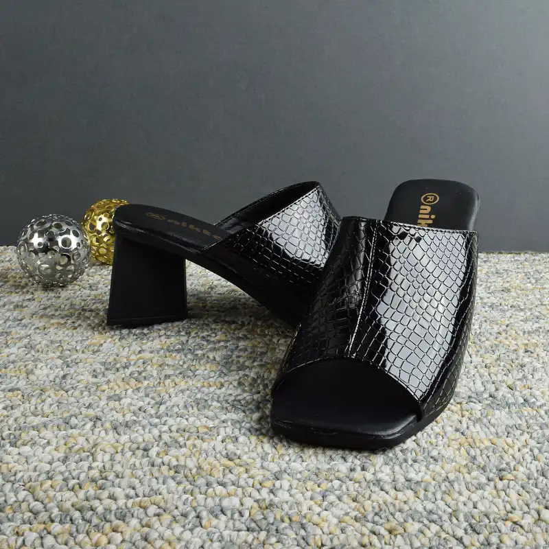 صندل زنانه نیکتا مدل پوست ماری کد BK.SNK.2878