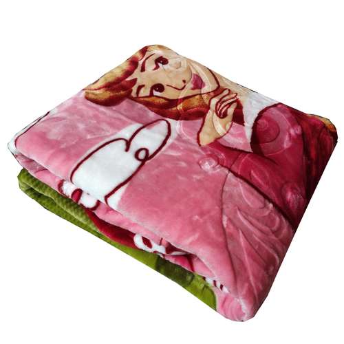 پتوی نرمینه بافت مدل نرمین عروسکی کد 3195 سایز 160x220 سانتی متر