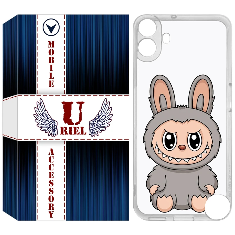 کاور یوریل مدل Clear کد 142 طرح لبوبو Labubu مناسب برای گوشی موبایل ناتینگ فون Nothing CMF Phone 1