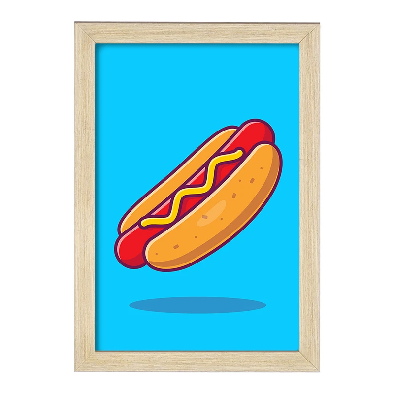 تابلو خندالو مدل فست فود هات داگ کد 29465