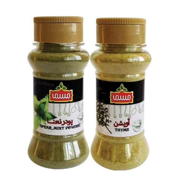 پودر نعناع و پودر اویشن ممتاز مسما - 110 گرم بسته 2 عددی 