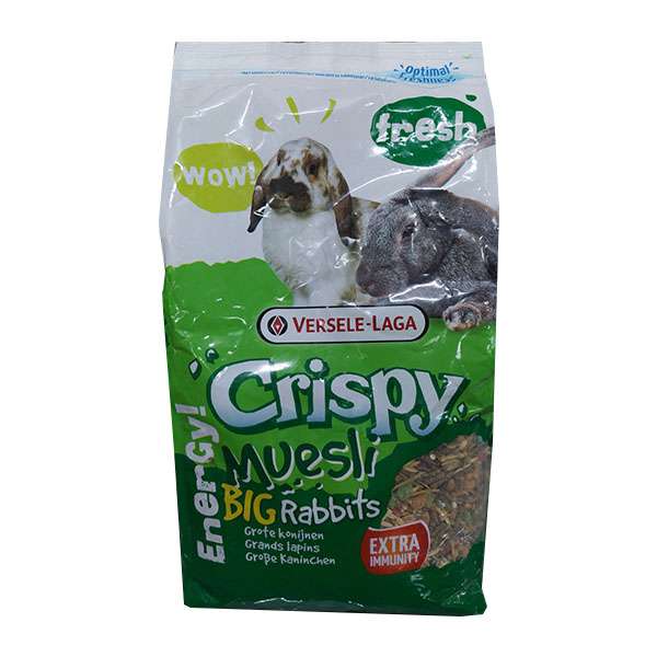 غذای خشک خرگوش ورسلاگا مدل crispy big rabbit وزن 2.750 گرم