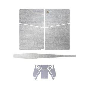 MAHOOT PS5 Slim Digital Edition Cloud Hemp Texture_Matte Silver