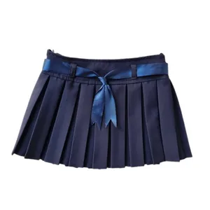 دامن دخترانه مدل پلیسه روبان دار