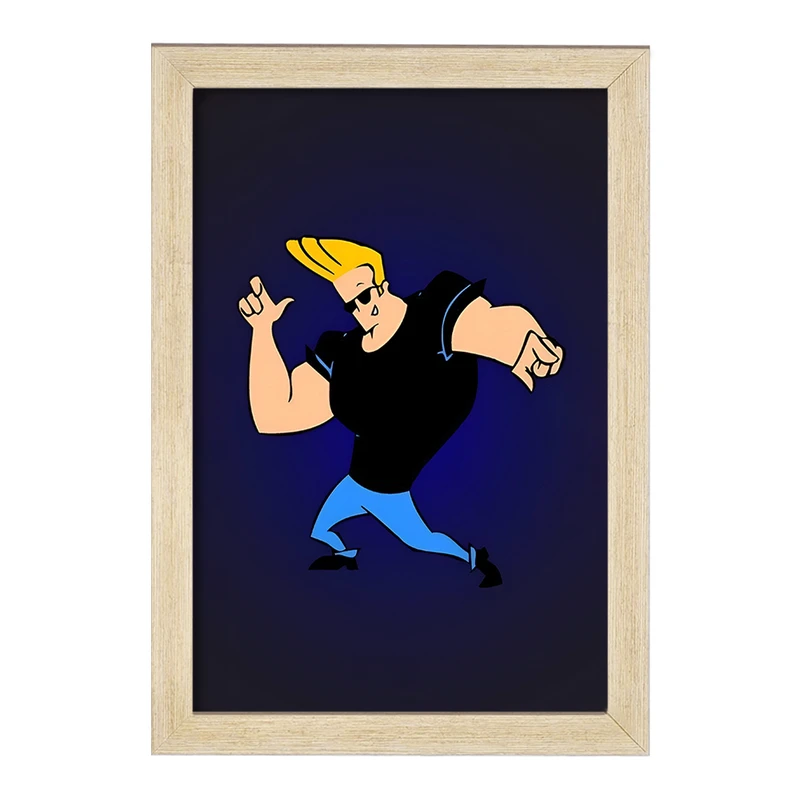 تابلو خندالو مدل جانی براوو (Johnny Bravo) کد F8864