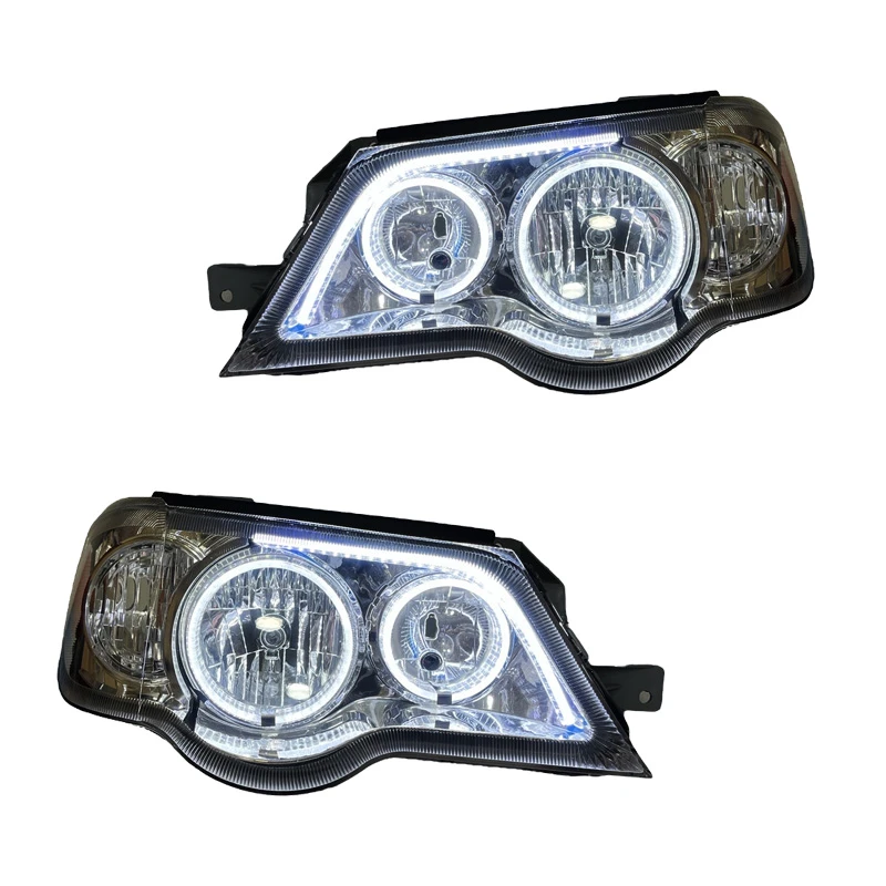 چراغ جلو خودرو گروه پژوهش صنعت مدرن مدل 3D-Angry-W مناسب برای پراید 111و 132 بسته دو عددی