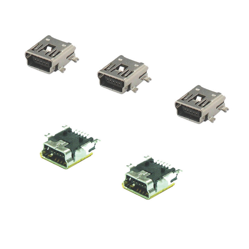 كانكتور مادگی USB-B MINI مدل SMD بسته 5 عددی
