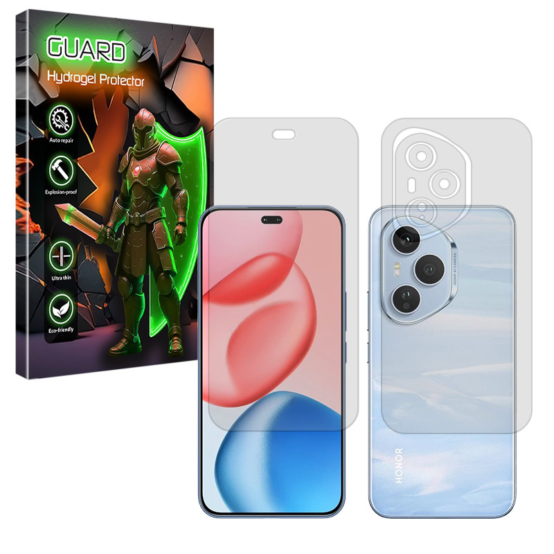 محافظ صفحه نمایش شفاف گارد مدل Tough مناسب برای گوشی موبایل آنر 400 Pro به همراه محافظ پشت گوشی