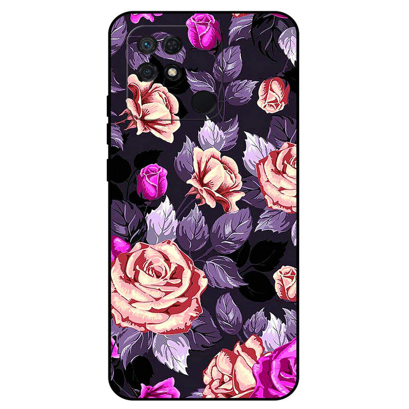 کاور مگافون طرح گل مدل 1652 مناسب برای گوشی موبایل شیائومی Redmi 10 Power