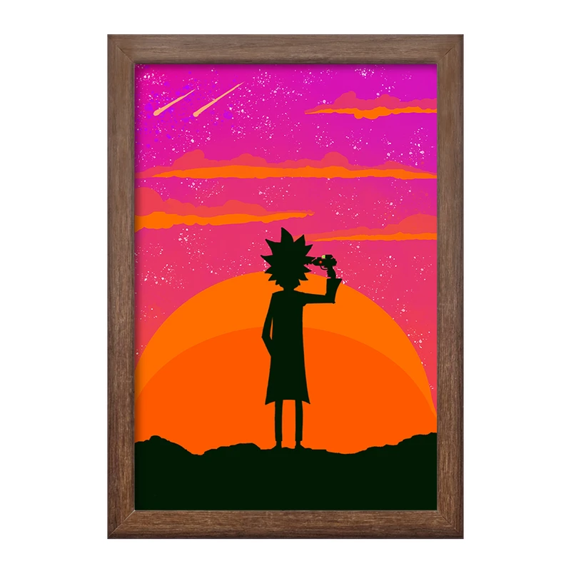 تابلو خندالو طرح ریک و مورتی (Rick and Morty) کد F181