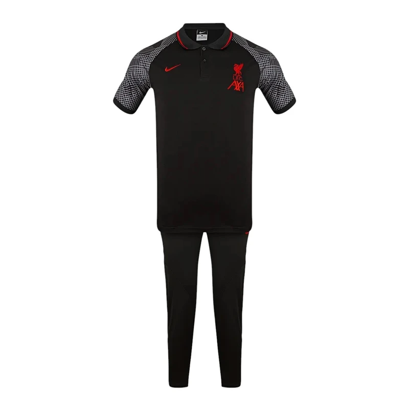 ست پولوشرت و شلوار ورزشی مردانه مدل فوتبال هتلی لیورپول کد NK-8105