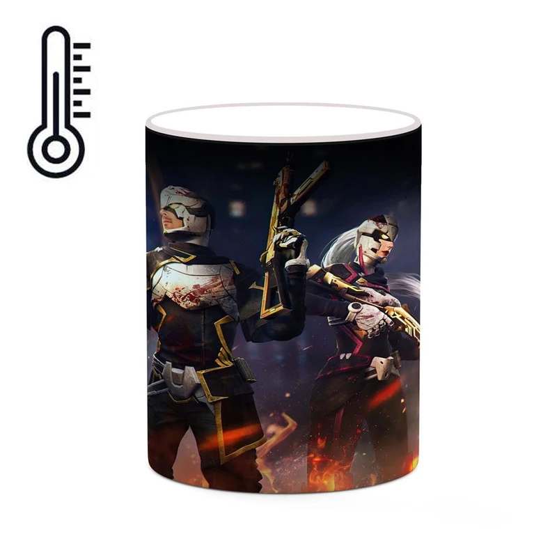 ماگ حرارتی کاکتی مدل بازی Garena Free Fire کد mgh28633