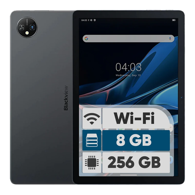 تبلت 10.1 اینچ بلک ویو مدل Tab 10 Wi-Fi با ظرفیت 256 گیگابایت و رم 8 گیگابایت, رزولوشن 13 مگاپیکسل
