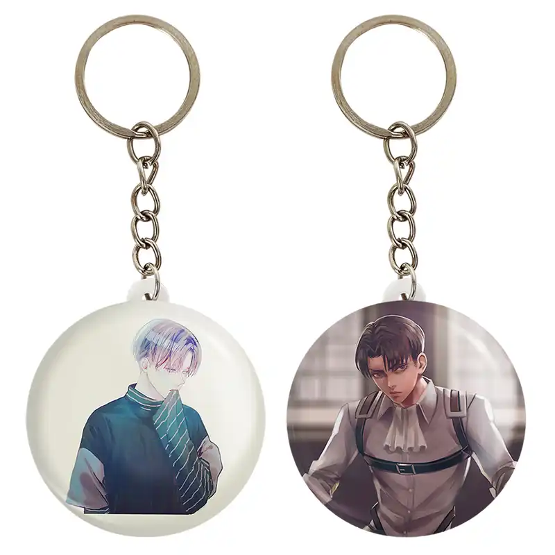 جاکلیدی خندالو مدل لیوای انیمه اتک آن تایتان کد 1859718602 مجموعه 2 عددی