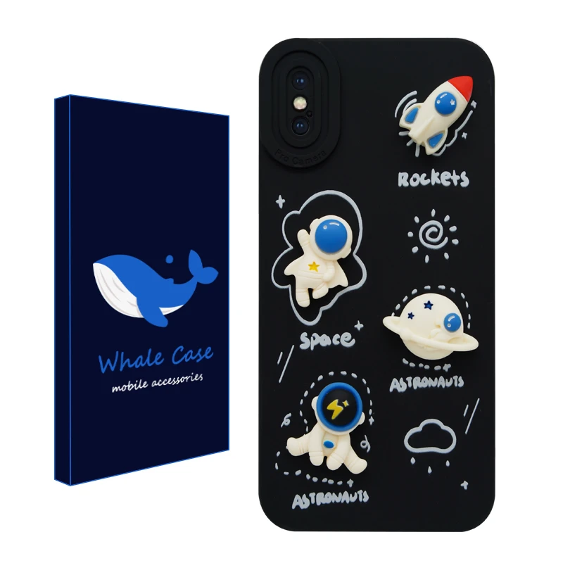 کاور وال کیس مدل Astronaut مناسب برای گوشی موبایل اپل iPhone X / Xs