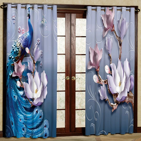 پرده مدل مخمل پانچی کد 6550 سایز 280x140 سانتی متر