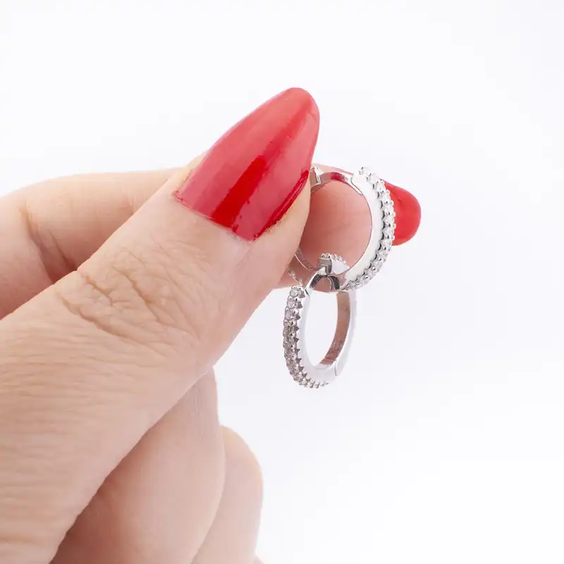 گوشواره نقره زنانه آمیتیس مدل AMT-G024