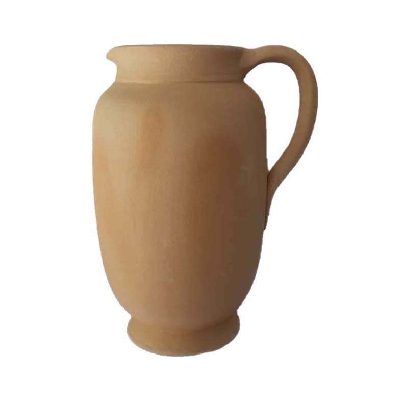 پارچ سفالی خام مدل یقه دار  کد PIT-AF2