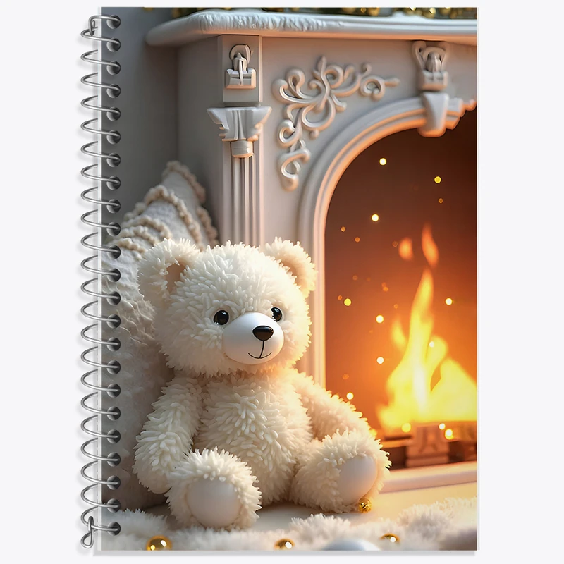 دفتر لغت 50 برگ خندالو طرح خرس کیوت کد F7164