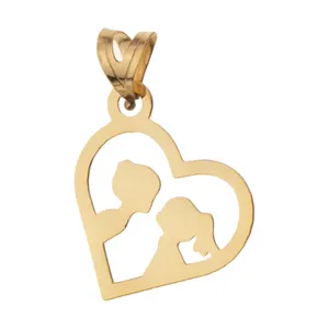 آویز گردنبند طلا 18 عیار زنانه الن نار مدل ELN1490