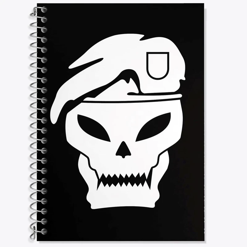 دفتر زبان 50 برگ خندالو مدل سه خط طرح Call Of Duty کد 3847