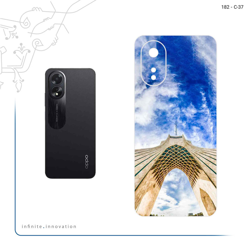 برچسب پوششی ماهوت مدل AZADI_Tower مناسب برای گوشی موبایل اپو A38