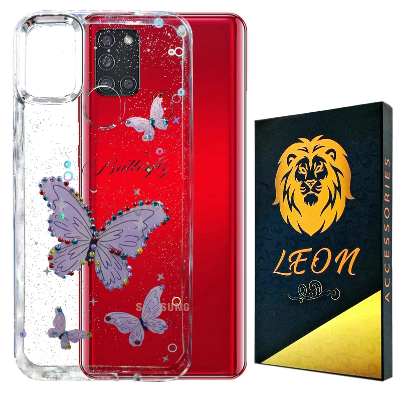 کاور لئون مدل Butterfly مناسب برای گوشی موبایل سامسونگ Galaxy A21s