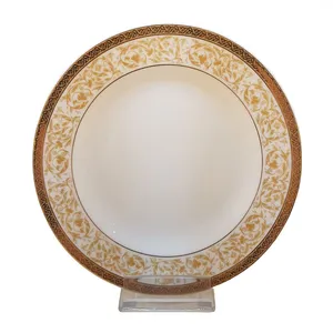 سرویس ۲۸ پارچه چینی زرین ایران ایتالیا اف مدل رخشان طلایی