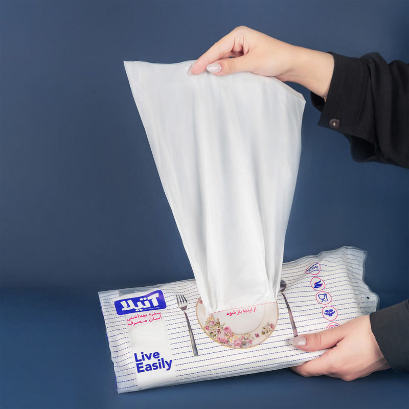 سفره یکبار مصرف آتیلا مدل آسان مصرف بهداشتی کد 09