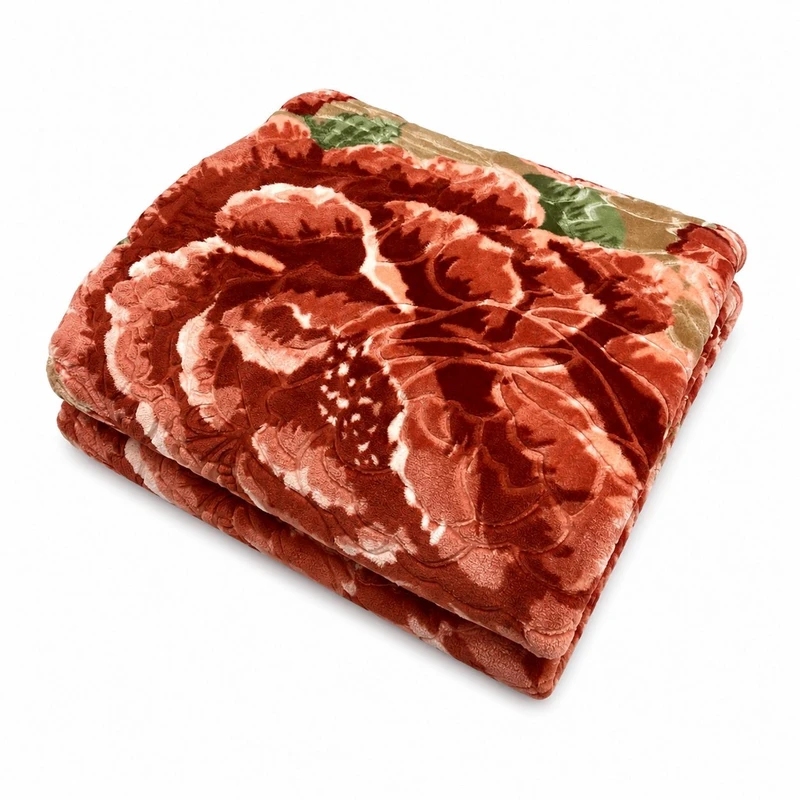 پتو 2 نفره مدل Elima تک رنگ سایز 220x240 سانتی‌متر