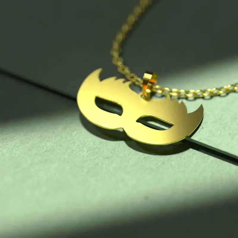 گردنبند طلا 18 عیار زنانه مدوپد مدل هالووین کد G3-1-1193