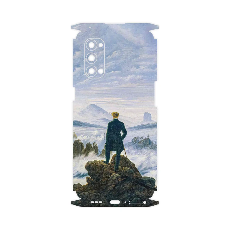 برچسب پوششی ماهوت مدل Wanderer above the Sea of Fog-FullSkin مناسب برای گوشی موبایل اپو Reno4 Pro 5G