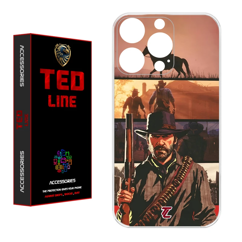 کاور تدلاین طرح رد دد ریدمپشن کد 1201 مناسب برای گوشی موبایل اپل Iphone 16 Pro Max