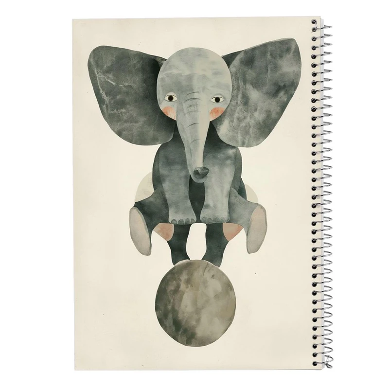 دفتر شطرنجی 50 برگ مدوپد طرح موجودات فانتزی کد DF17070