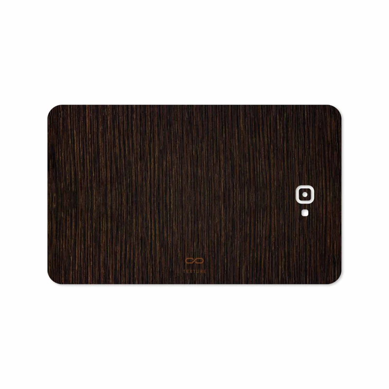 برچسب پوششی ماهوت مدل Dark-Gold-Stripes-Wood مناسب برای تبلت سامسونگ Galaxy Tab A 10.1 2016 T580