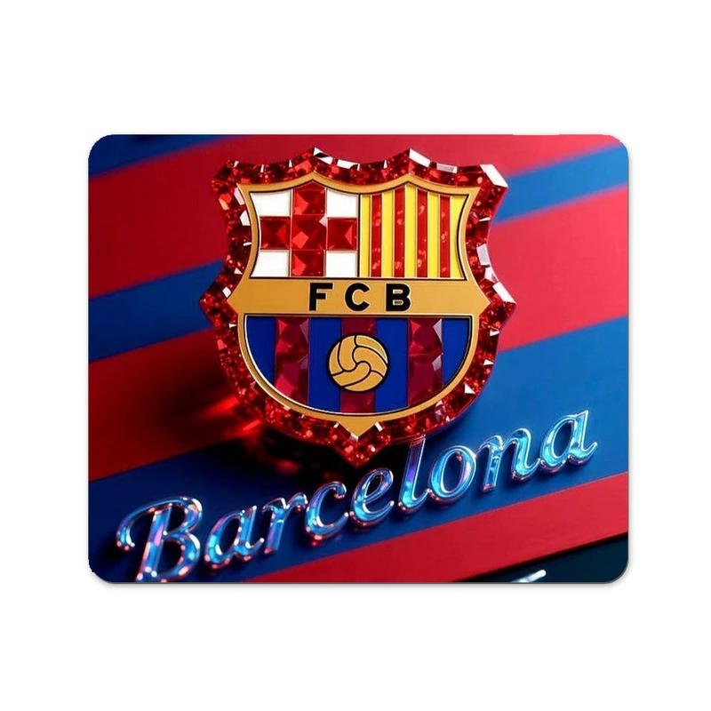  ماوس پد پاد آفرین طرح باشگاه بارسلونا کد 20 سایز 19*24 سانتی متر