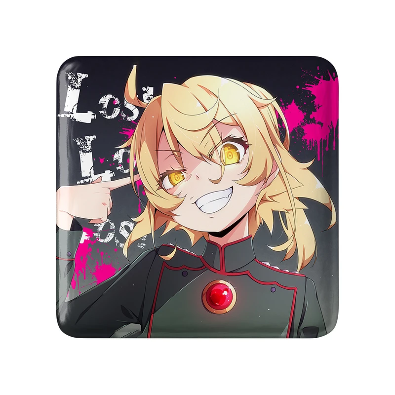 مگنت خندالو طرح تانیا انیمه یوجو سنکی مدل مربعی کد 34661